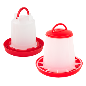 (1kg/L Chicken Feeder & Drinker) KCT Chicken Feeder Drinker Automatic Poultry Wa (1kg/L Chicken Feeder & Drinker) KCT Chicken Feeder Drinker Automatic Poultry Wa