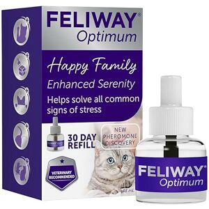 FELIWAY Optimum Cat Calming Refill, 30 Day, 48ml FELIWAY Optimum Cat Calming Refill, 30 Day, 48ml