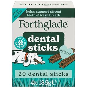 Forthglade Dental Sticks (20 Sticks) - Grain Free, Plant-Based Forthglade Dental Sticks (20 Sticks) - Grain Free, Plant-Based