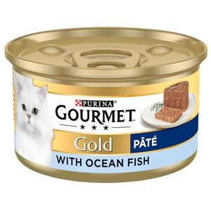 GOURMET Gold Pate Ocean Fish Tinned Wet Cat Food 85g (Pack of 12) GOURMET Gold Pate Ocean Fish Tinned Wet Cat Food 85g (Pack of 12)