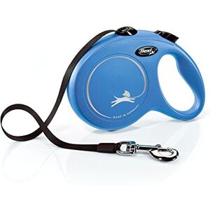 Flexi New Classic Retractable Dog Leash (Tape), for Dogs Up to 110lbs, 16 ft, La Flexi New Classic Retractable Dog Leash (Tape), for Dogs Up to 110lbs, 16 ft, La