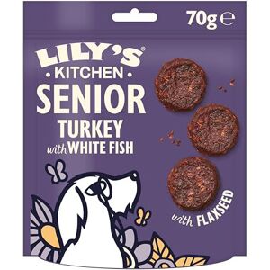 Lily's Kitchen Made with Natural Ingredients Senior Dog Treats Packet Turkey wit Lily's Kitchen Made with Natural Ingredients Senior Dog Treats Packet Turkey wit