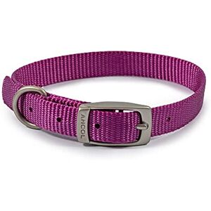 Ancol Viva Comfortable Durable Safe Weatherproof Purple Dogs Buckle Collar 20-26 Ancol Viva Comfortable Durable Safe Weatherproof Purple Dogs Buckle Collar 20-26
