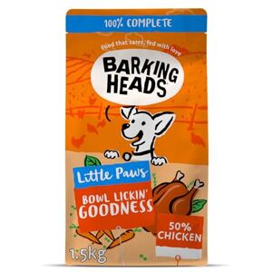 Barking Heads Dry Dog Food 1.5kg - Adult Little Paws Chicken Barking Heads Dry Dog Food 1.5kg - Adult Little Paws Chicken
