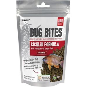 Fluval Bug Bites Cichlid pellets Fish Food, 100 g Fluval Bug Bites Cichlid pellets Fish Food, 100 g