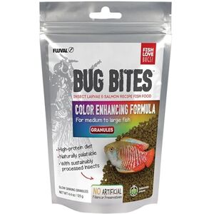 Fluval Bug Bites Colour Enhancing Fish Food, 125 g Fluval Bug Bites Colour Enhancing Fish Food, 125 g