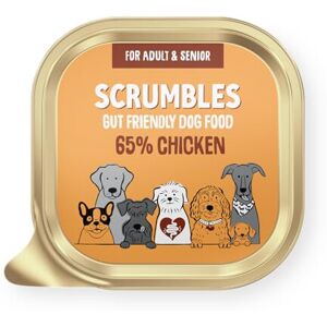 Scrumbles Chicken Natural Wet Dog Food, Grain Free Recipe with 65% Chicken and S Scrumbles Chicken Natural Wet Dog Food, Grain Free Recipe with 65% Chicken and S