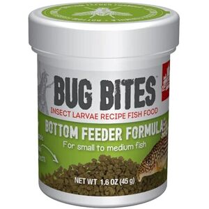 Fluval Bug Bites fish food, with insect larvae, for bottom-eating fish, sinking Fluval Bug Bites fish food, with insect larvae, for bottom-eating fish, sinking