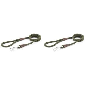 Ancol Heritage Nylon Rope Lead Green 1.07m X12mm Sz 4-8 (Pack of 2) Ancol Heritage Nylon Rope Lead Green 1.07m X12mm Sz 4-8 (Pack of 2)
