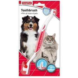 Beaphar Double-Ended Toothbrush - Dogs & Cats - Dental Care Beaphar Double-Ended Toothbrush - Dogs & Cats - Dental Care