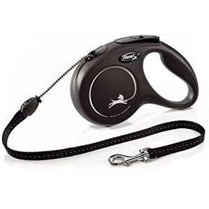 Flexi New Classic Retractable Lead Cord, Medium, Black Flexi New Classic Retractable Lead Cord, Medium, Black