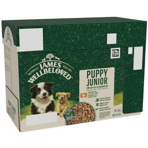 James Wellbeloved Grain Free Puppy Dog Food with Turkey in Gravy Pouch 12 x 90 g James Wellbeloved Grain Free Puppy Dog Food with Turkey in Gravy Pouch 12 x 90 g