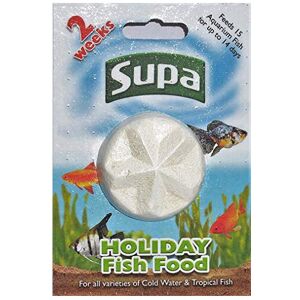Supa Aquarium Holiday Fish Food, 14 Days, Pack of 6, Easy To Use, Slow Releasing Supa Aquarium Holiday Fish Food, 14 Days, Pack of 6, Easy To Use, Slow Releasing