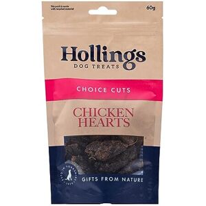Hollings Chicken Hearts Dog Treats, 100% Natural Air Dried Treats for Adult Dogs Hollings Chicken Hearts Dog Treats, 100% Natural Air Dried Treats for Adult Dogs