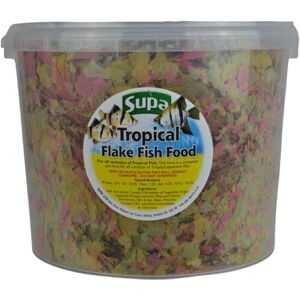 Supa Aquarium Tropical Fish Flake Food, 3 Litre Bucket, Premium Quality Nutritio Supa Aquarium Tropical Fish Flake Food, 3 Litre Bucket, Premium Quality Nutritio