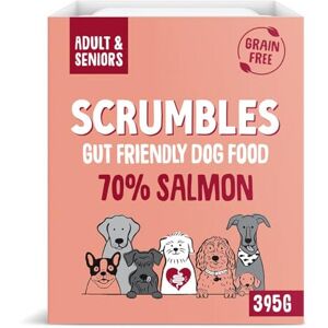 Scrumbles Natural Wet Dog Food, Grain Free Recipe with 70% Salmon and Slippery E Scrumbles Natural Wet Dog Food, Grain Free Recipe with 70% Salmon and Slippery E