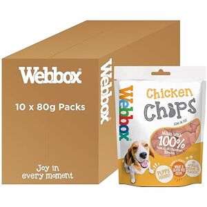 Webbox Chicken Chips Dog Treats - Made with 100 Percent Natural Chicken Breast, Webbox Chicken Chips Dog Treats - Made with 100 Percent Natural Chicken Breast,