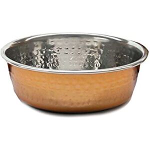 Rosewood Stylish and Modern Copper Non Slip Stainless Steel Dog Bowl, 940ml, cle Rosewood Stylish and Modern Copper Non Slip Stainless Steel Dog Bowl, 940ml, cle