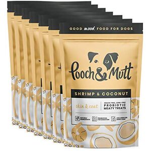 Pooch & Mutt - Meaty Dog Treats (Grain Free), Shrimp & Coconut, Pack of 7x120g Pooch & Mutt - Meaty Dog Treats (Grain Free), Shrimp & Coconut, Pack of 7x120g