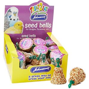 Johnson's Veterinary Johnsons Bulk Box Treat 2 Eat Seed Bells For Budgies 1x27 Johnson's Veterinary Johnsons Bulk Box Treat 2 Eat Seed Bells For Budgies 1x27