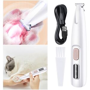 Unbranded Dog Paw Trimmer with LED Light Electric Grooming Clippers 18mm Widen Blade Dogs Unbranded Dog Paw Trimmer with LED Light Electric Grooming Clippers 18mm Widen Blade Dogs