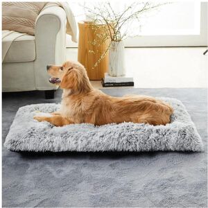 Unbranded (Light Grey, XXL?110X75CM?) L/XL/XXL Warm Plush Dog Bed Mat Washable Calming Cus Unbranded (Light Grey, XXL?110X75CM?) L/XL/XXL Warm Plush Dog Bed Mat Washable Calming Cus