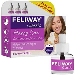 FELIWAY Classic 30 day Refill x3 Value Pack. FELIWAY Classic comforts cats, help FELIWAY Classic 30 day Refill x3 Value Pack. FELIWAY Classic comforts cats, help