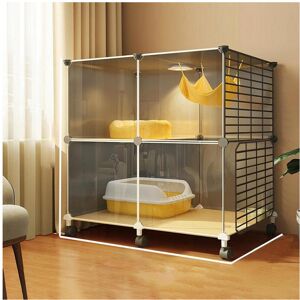 Unbranded (Multicolor, SLH217) Pet Cage, Pet House with Litter Tray, Indoor Cat Cage, Pet Unbranded (Multicolor, SLH217) Pet Cage, Pet House with Litter Tray, Indoor Cat Cage, Pet