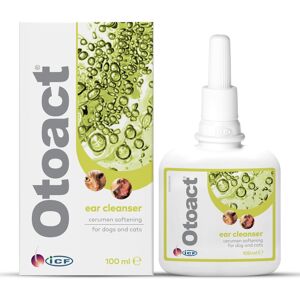 Unbranded ICF Otoact Cat And Dog Ear Cleaner Ear Drops To Stop Wax Build Up, Dropper 100ml Unbranded ICF Otoact Cat And Dog Ear Cleaner Ear Drops To Stop Wax Build Up, Dropper 100ml