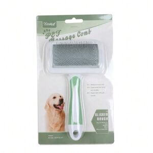 Gaatpot (02 Green) Pet Comb Cat Dog Brush Hair Removal Stainless Steel Needle Comb Hair Gaatpot (02 Green) Pet Comb Cat Dog Brush Hair Removal Stainless Steel Needle Comb Hair