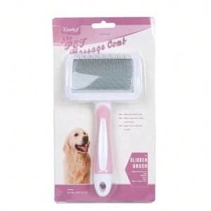 Gaatpot (02 Pink) Pet Comb Cat Dog Brush Hair Removal Stainless Steel Needle Comb Hair C Gaatpot (02 Pink) Pet Comb Cat Dog Brush Hair Removal Stainless Steel Needle Comb Hair C