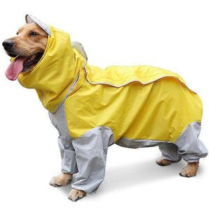 Unbranded (As show, One size) Dog Raincoat Waterproof Dot Rain Cape For Small Medium Big D Unbranded (As show, One size) Dog Raincoat Waterproof Dot Rain Cape For Small Medium Big D