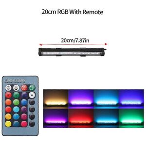 Unbranded (SZD-A30RM, One size) RGB Aquarium Light 20-58cm Remote Control Diving Lamp Colo Unbranded (SZD-A30RM, One size) RGB Aquarium Light 20-58cm Remote Control Diving Lamp Colo