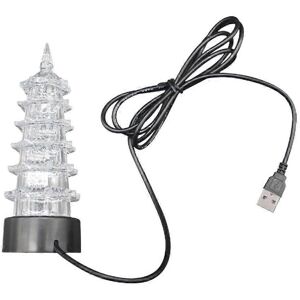 Unbranded (As show, One size) Fish Tank Landscape LED Lights Pagoda Shape Aquarium Lamp Re Unbranded (As show, One size) Fish Tank Landscape LED Lights Pagoda Shape Aquarium Lamp Re