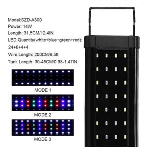 Unbranded (SZD-A600, One size) Aquarium LED Light Super Slim Fish Tank Aquatic Plant Grow Unbranded (SZD-A600, One size) Aquarium LED Light Super Slim Fish Tank Aquatic Plant Grow