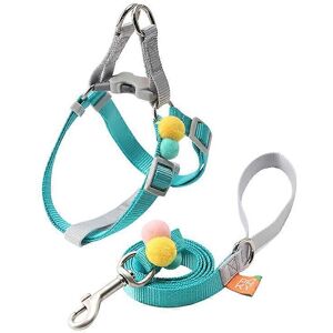 Unbranded (XS 26-45cm Chest, Orange) Step In Dog Harness And Leash Set Adjustable Pet Vest Unbranded (XS 26-45cm Chest, Orange) Step In Dog Harness And Leash Set Adjustable Pet Vest