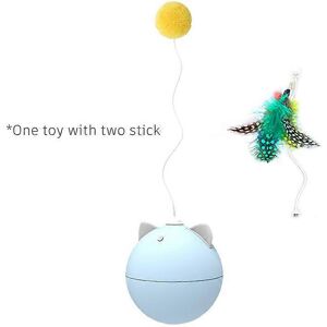 Unbranded (White, One size) Smart Cat Toy Interactive LED Electric Kitten Rolling Ball Toy Unbranded (White, One size) Smart Cat Toy Interactive LED Electric Kitten Rolling Ball Toy