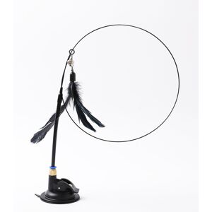 Unbranded (Black Feather 90cm) Teaser Interactive Cat Stick Toys With Feather And Ergonomi Unbranded (Black Feather 90cm) Teaser Interactive Cat Stick Toys With Feather And Ergonomi