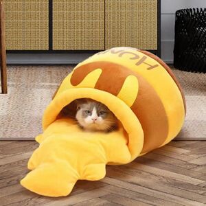 Gaatpot Cat Bed Warm Comfortable Kennel Nest Pet Cat Bed Soft Removable Cushion Nonslip Gaatpot Cat Bed Warm Comfortable Kennel Nest Pet Cat Bed Soft Removable Cushion Nonslip