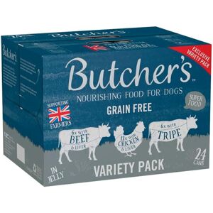 Unbranded 24 x 400g Butchers Recipe Chunks in Jelly Rich in All Nutrients Your Dog Needs Unbranded 24 x 400g Butchers Recipe Chunks in Jelly Rich in All Nutrients Your Dog Needs
