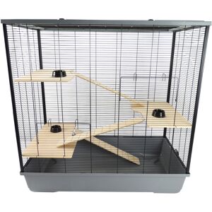 Little-Friends Hamster & Rat Cage 100cm Plaza XL Multi-Level Grey Little-Friends Hamster & Rat Cage 100cm Plaza XL Multi-Level Grey