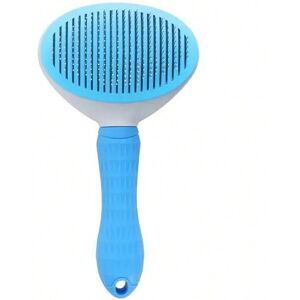 Gaatpot (Blue) Pet Dog Brush Cat Comb Self Cleaning Pet Hair Remover Brush For Dogs Cats Gaatpot (Blue) Pet Dog Brush Cat Comb Self Cleaning Pet Hair Remover Brush For Dogs Cats