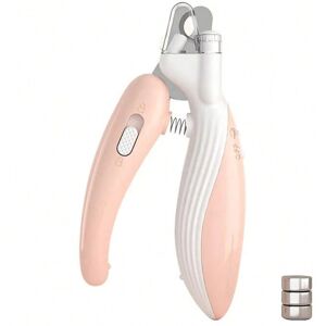 Gaatpot (Pink LED) Professional Pet Nail Clippers with Led Light Pet Claw Grooming Sciss Gaatpot (Pink LED) Professional Pet Nail Clippers with Led Light Pet Claw Grooming Sciss