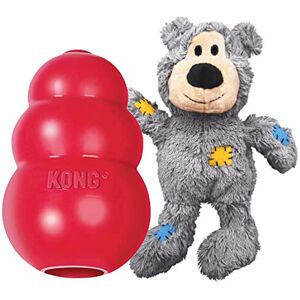 Kong - Classic and Wild Knots Bear - Dog Chew Toy and Stuffed Dog Rope Toy - for Kong - Classic and Wild Knots Bear - Dog Chew Toy and Stuffed Dog Rope Toy - for