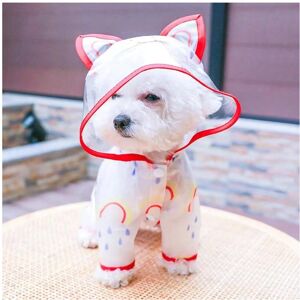 Gaatpot (Red, L) Dog Raincoat Waterproof Pet Clothes Accessories Dogs Apparel Apparels S Gaatpot (Red, L) Dog Raincoat Waterproof Pet Clothes Accessories Dogs Apparel Apparels S