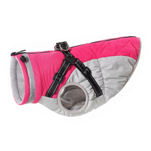 neznačkové Waterproof Pet Jacket with Harness Winter Warm Dog Clothes A neznačkové Waterproof Pet Jacket with Harness Winter Warm Dog Clothes A