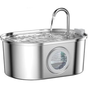 Unbranded (As show, One size) Stainless Steel Cat Water Fountain, Cat Water Fountain with Unbranded (As show, One size) Stainless Steel Cat Water Fountain, Cat Water Fountain with