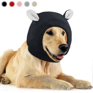 Unbranded (As show, One size) Black Knitted Dog and Pet Hat, Quiet, Warm, Noise Protection Unbranded (As show, One size) Black Knitted Dog and Pet Hat, Quiet, Warm, Noise Protection