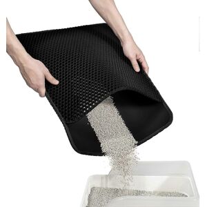 Unbranded (As show, One size) Cat litter mat (45*60cm, black) Unbranded (As show, One size) Cat litter mat (45*60cm, black)