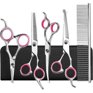 Unbranded (As show, One size) Ciseaux pour Chien, Ensemble de 5 Outils de Toilettage en Ac Unbranded (As show, One size) Ciseaux pour Chien, Ensemble de 5 Outils de Toilettage en Ac